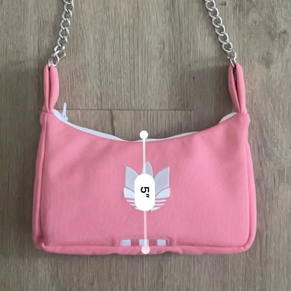 Reworked Adidas Pink Shoulder Bag - Handmade from Vintage Joggers - Picture 7 of 7